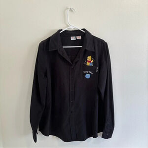 Vintage Disney Winnie the Pooh Button Up XL